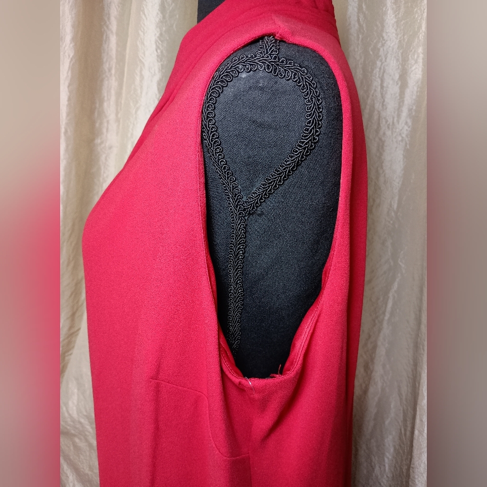 RACHEL Rachel Roy Red Midi Sheath Dress 16W Plus NWT - Picture 7 of 14